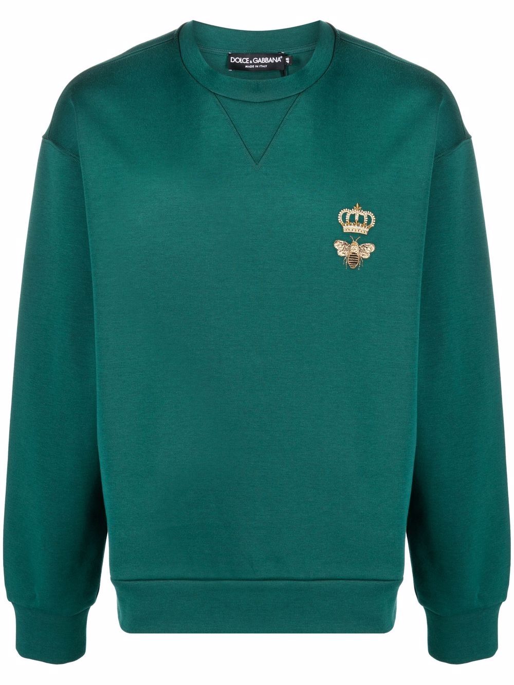 

Dolce & Gabbana sudadera con diseño bordado - Verde