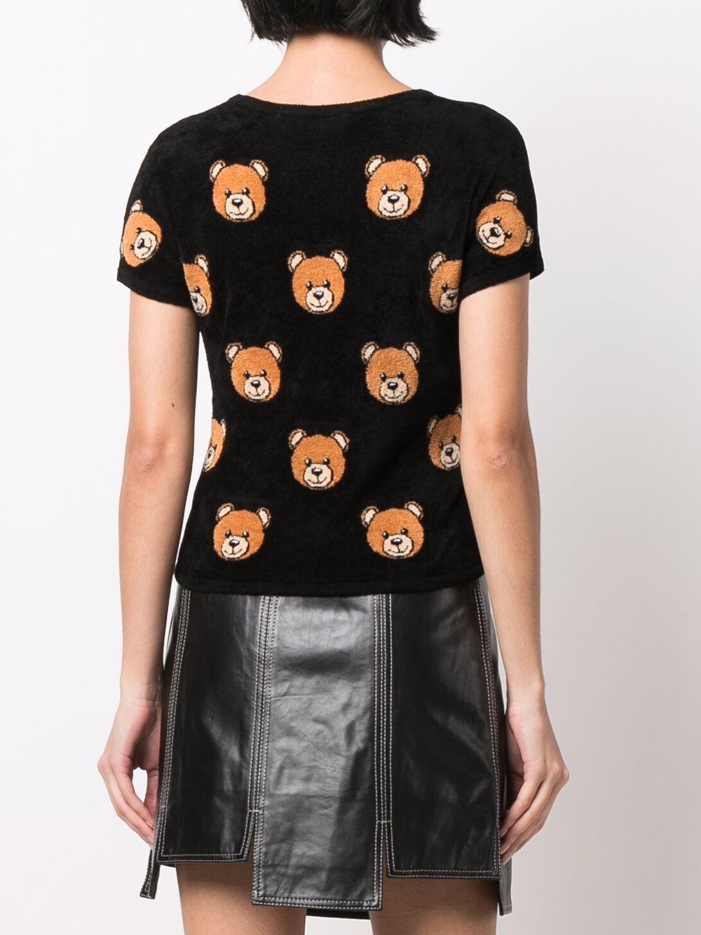 фото Moschino топ с принтом teddy bear