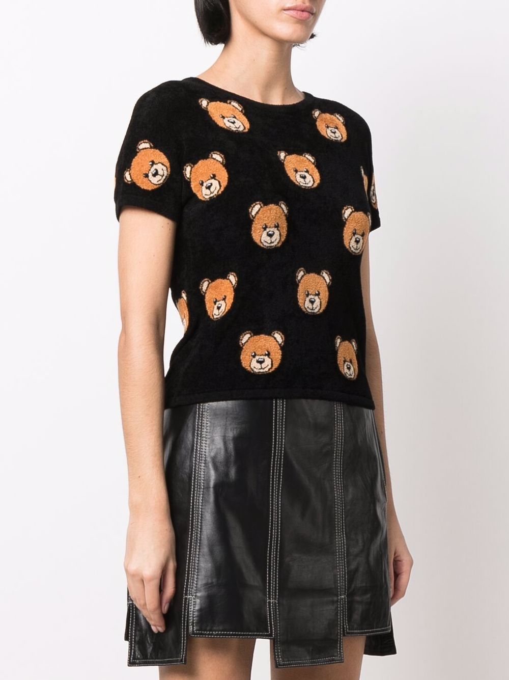 фото Moschino топ с принтом teddy bear