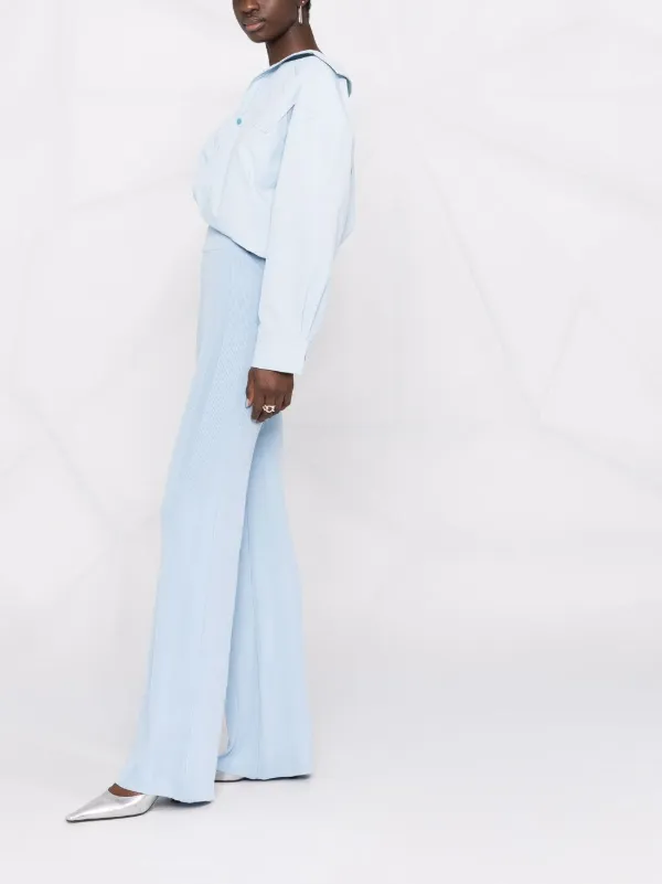 REMAIN Knitted wide-leg Trousers - Farfetch