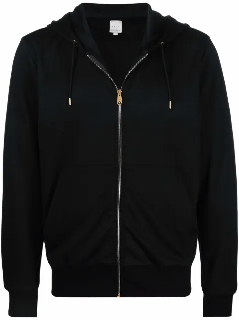 Paul Smith fine-knit zip-up hoodie 