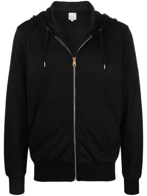 Paul Smith hoodie de tejido fino con cierre 