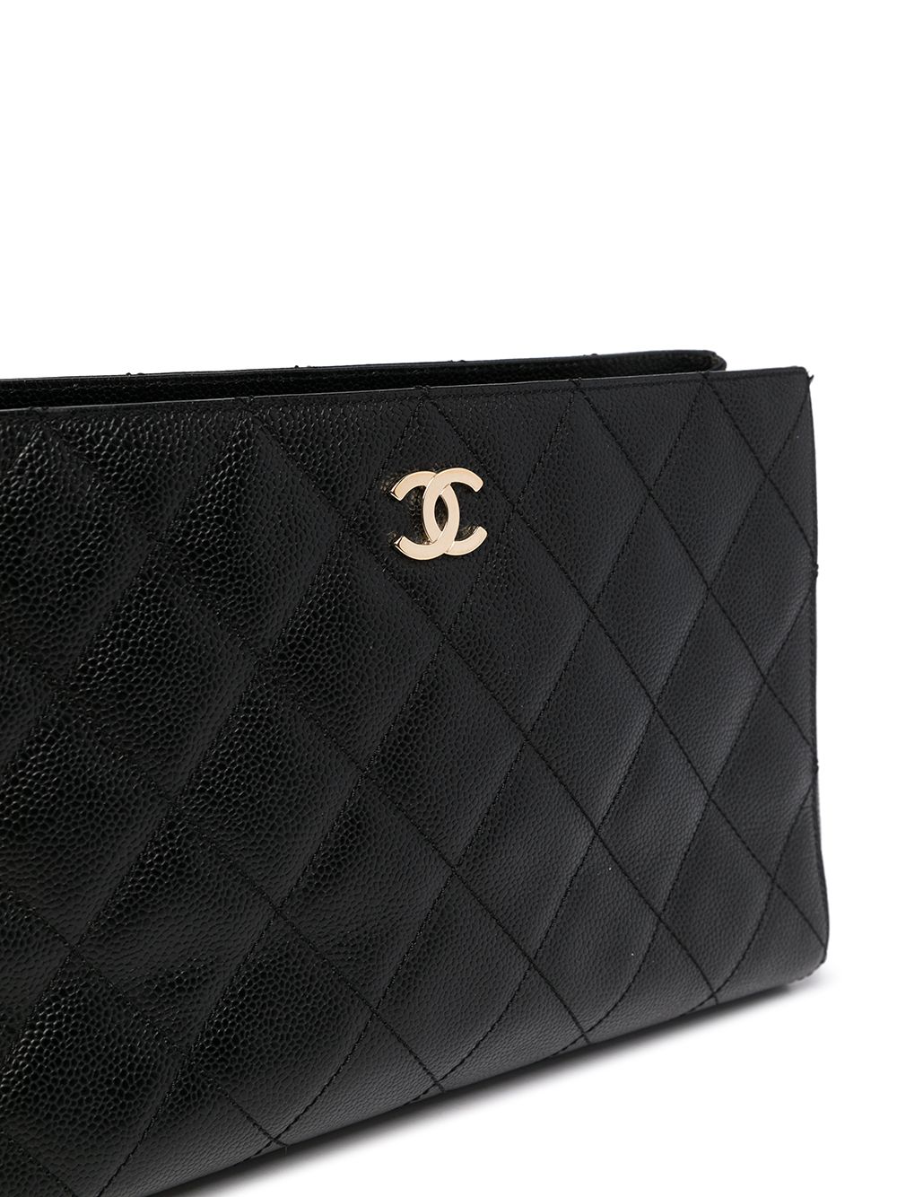 фото Chanel pre-owned стеганая сумка на плечо 2001-го года с логотипом cc