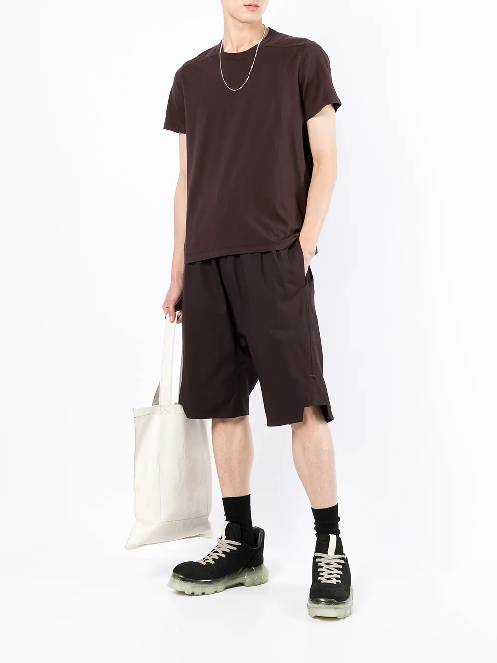 Rick Owens Gebreid T-shirt - Paars