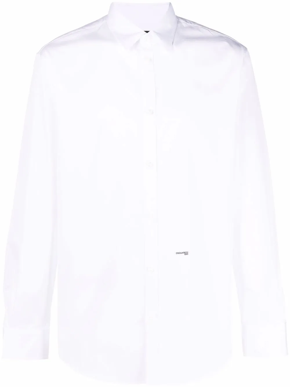 

Dsquared2 camisa manga larga con logo - Blanco