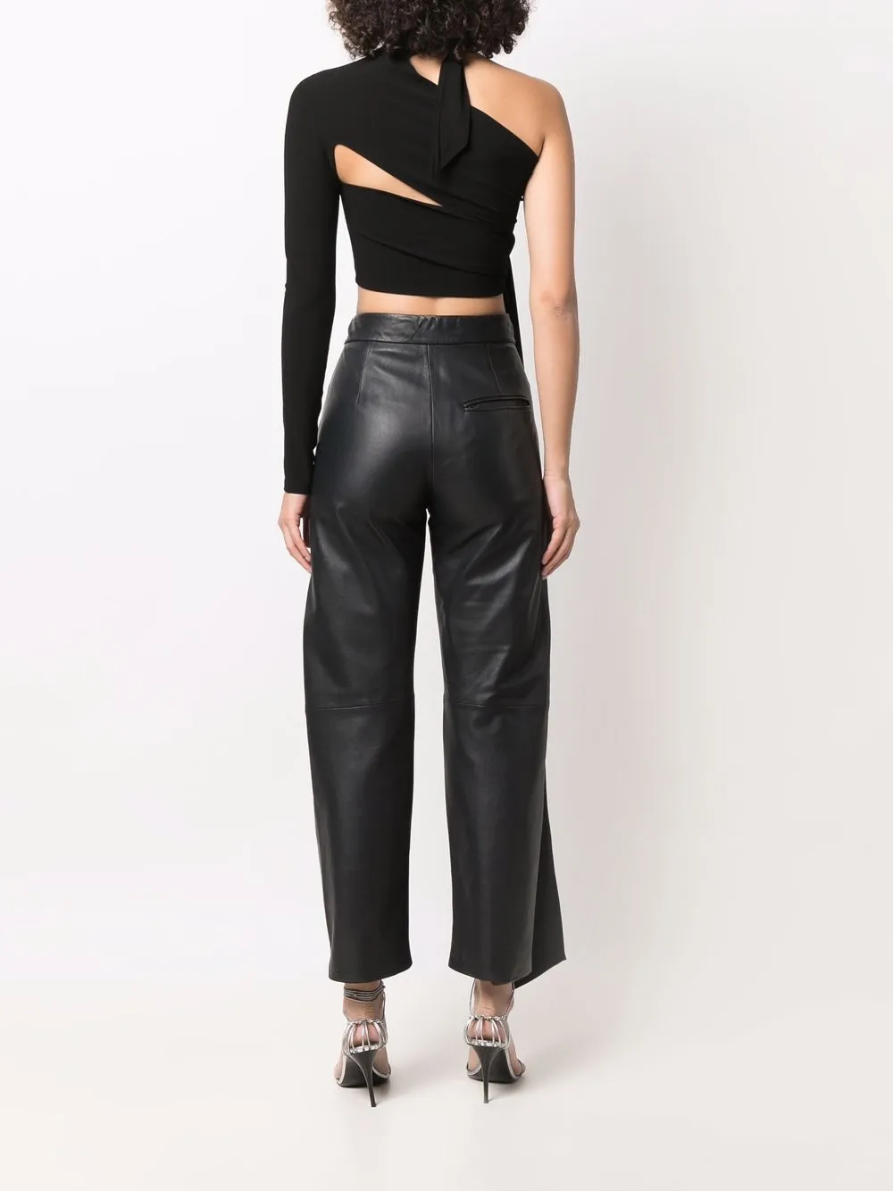 фото Mugler топ асимметричного кроя