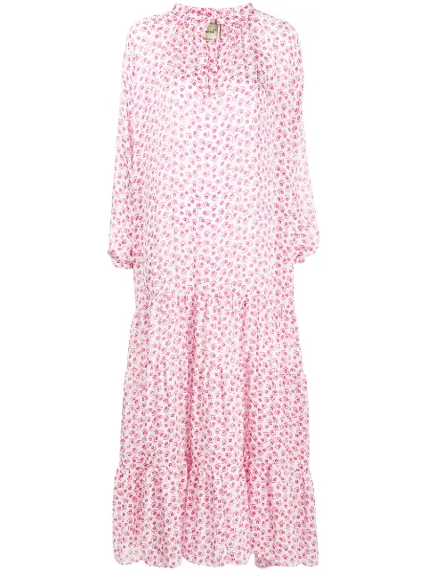 Bambah vestido Sandra estilo caftán con motivo floral