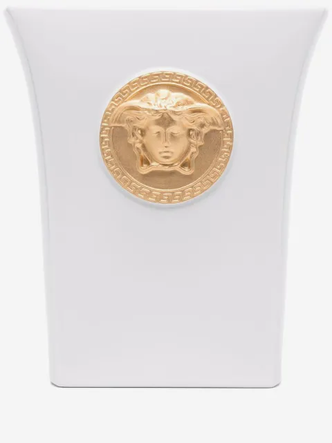 Versace Medusa-plaque porcelain vase