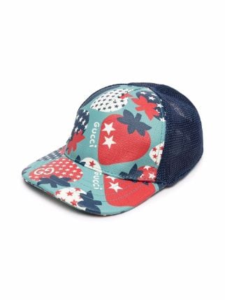 最新商品GUCCIキッズ　ロゴ　キャップ 帽子