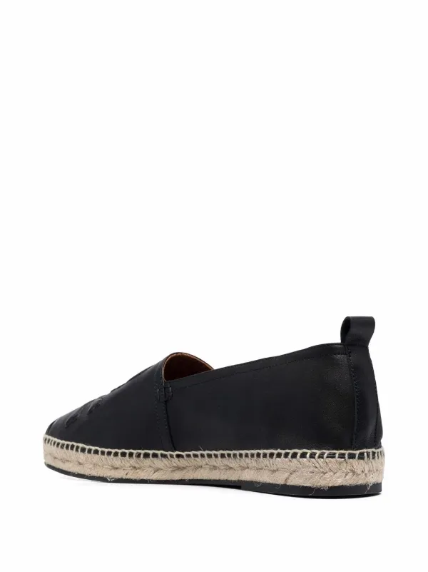 Philipp Plein Skull Embossed Espadrilles | Black | FARFETCH display picture 3