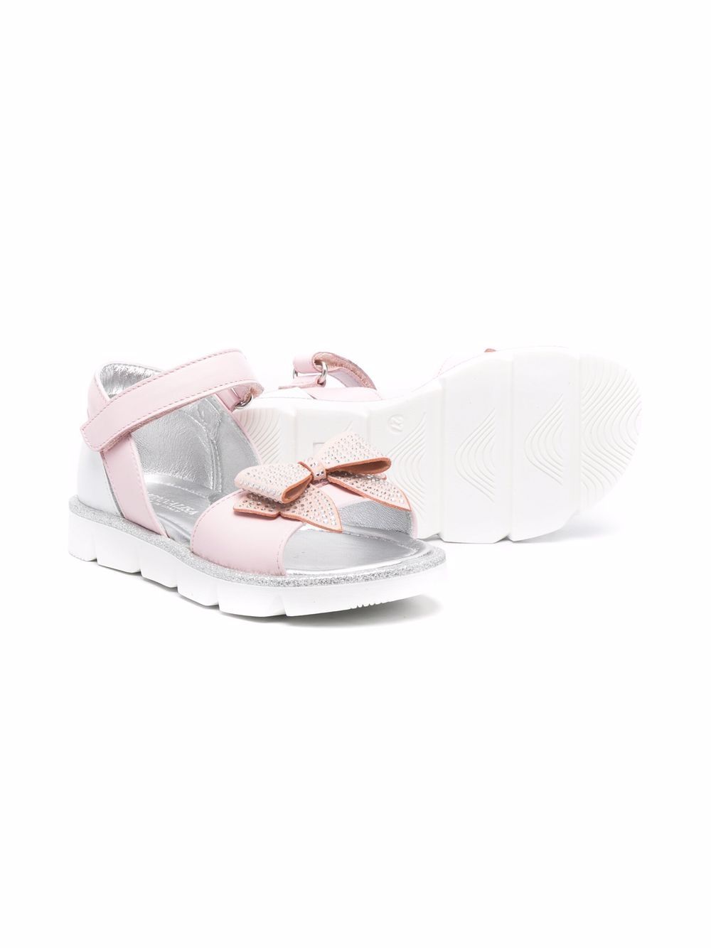 Monnalisa Metallic sandalen - Roze