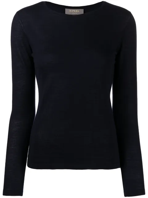 N.Peal long-sleeve cashmere jumper