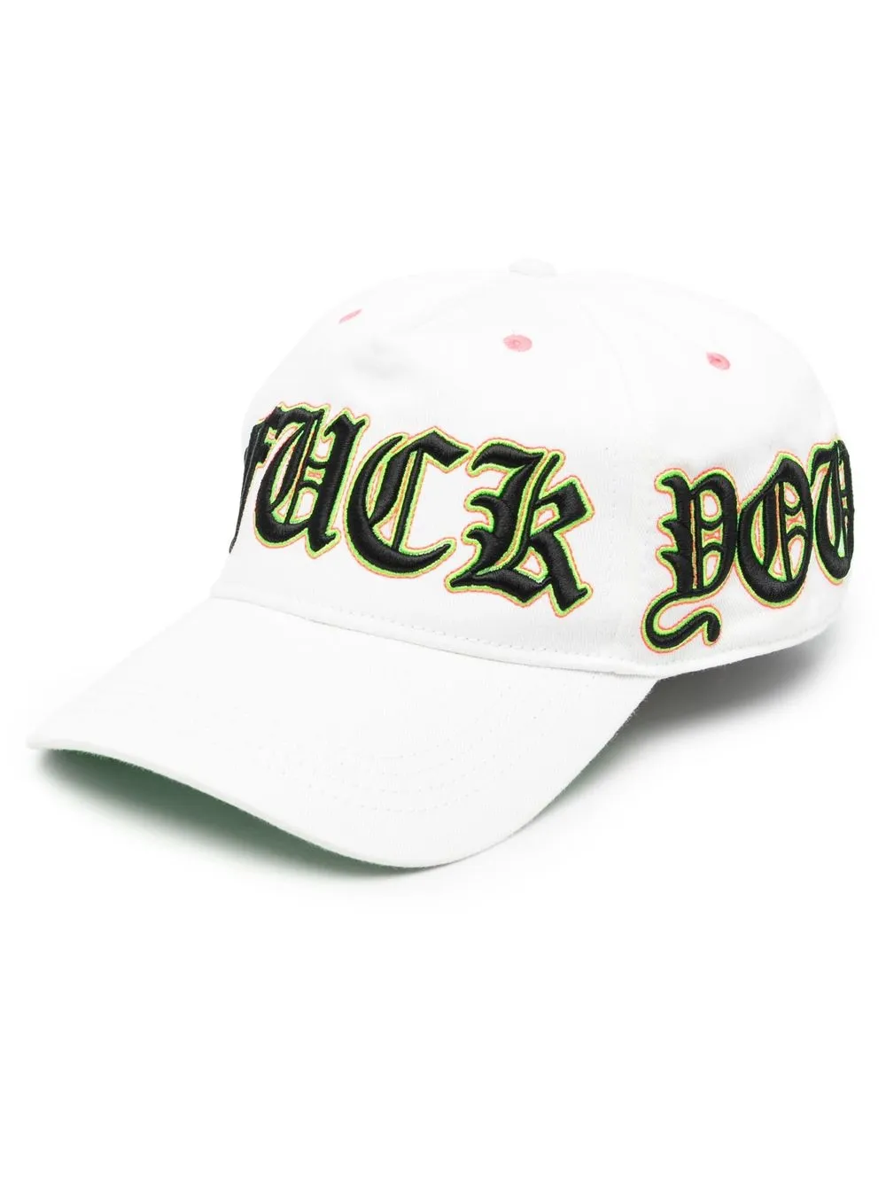 

Philipp Plein slogan-print baseball cap - White