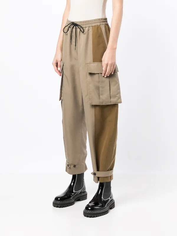 Paul Smith Panelled Cropped Cargo Pants 