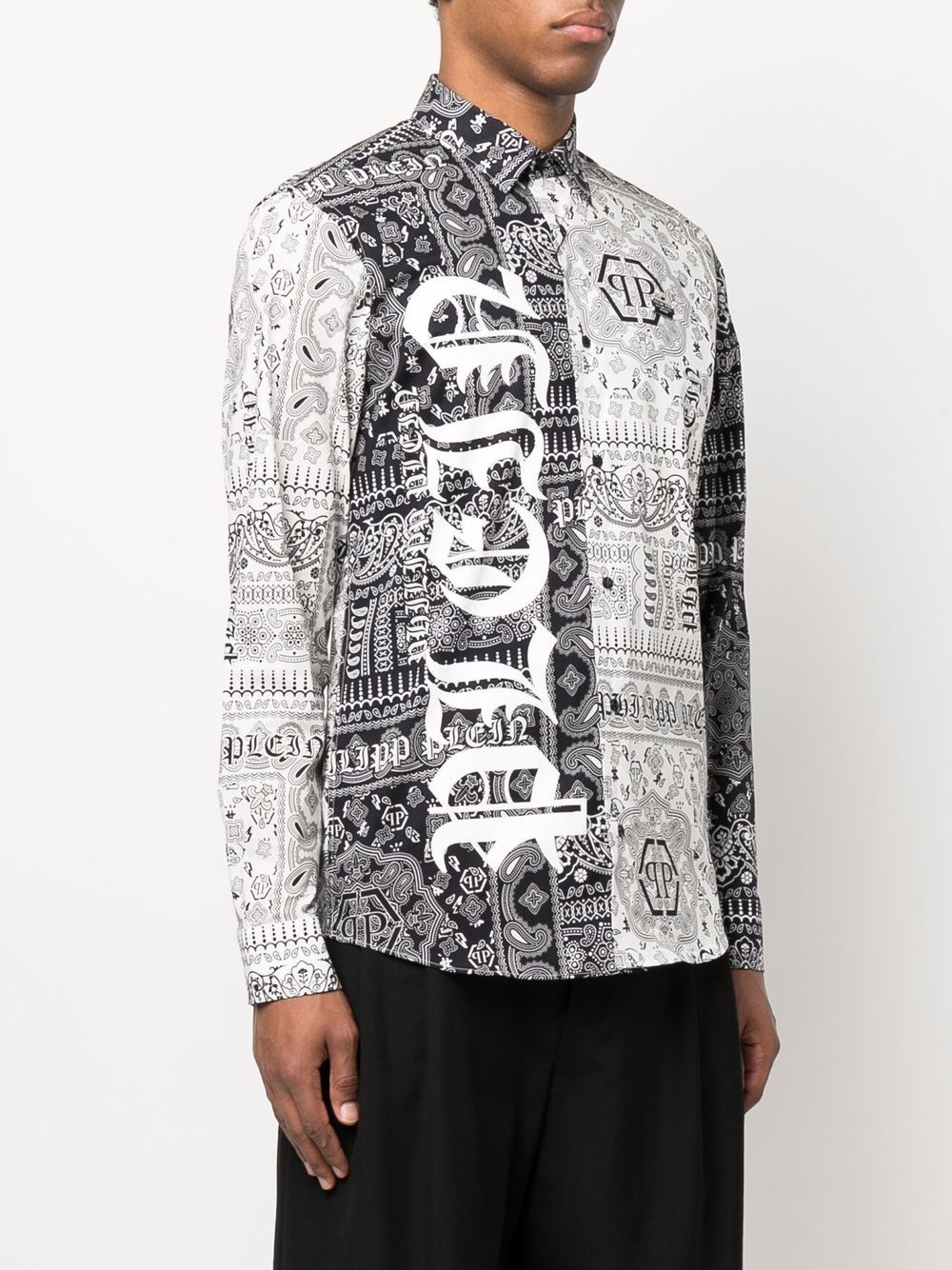 Philipp Plein paisley-print Logo Shirt - Farfetch