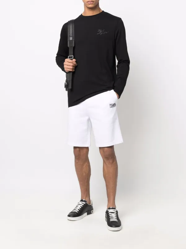 Karl Lagerfeld straight-leg Track 