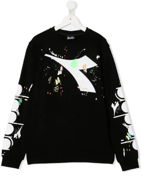 Diadora Junior TEEN Felpa Ragazzanero sweatshirt
