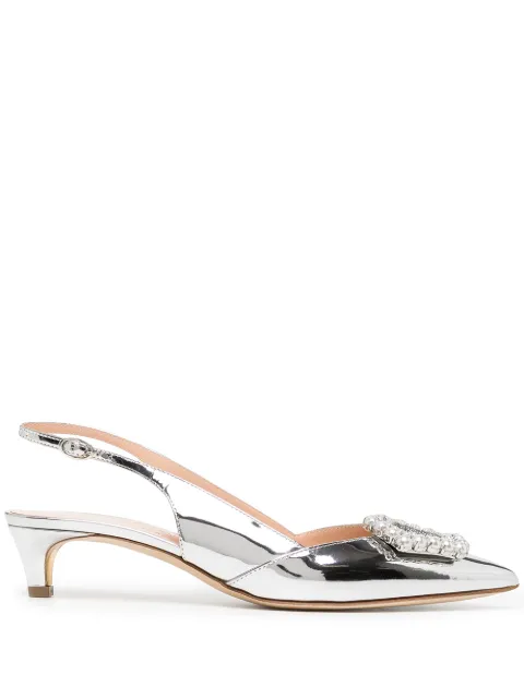 POUR LA VICTOIRE Talons hauts Dames Escarpins T EU 38,5 rose chair-brun