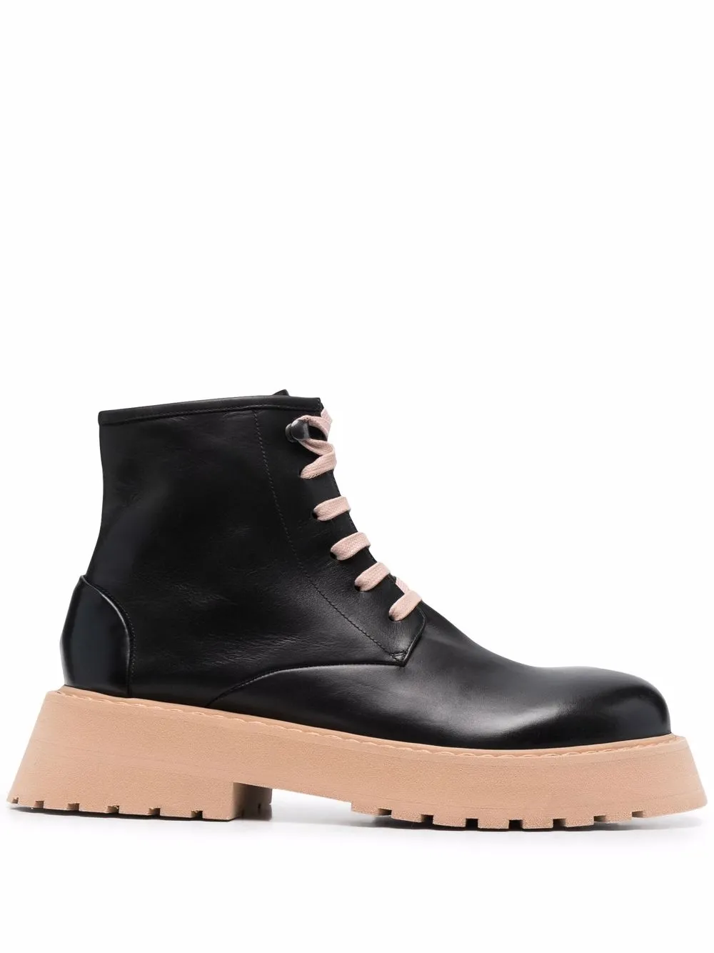 

Marsèll botines con tacón grueso - Negro