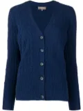 N.Peal button-down cashmere cardigan - Blue