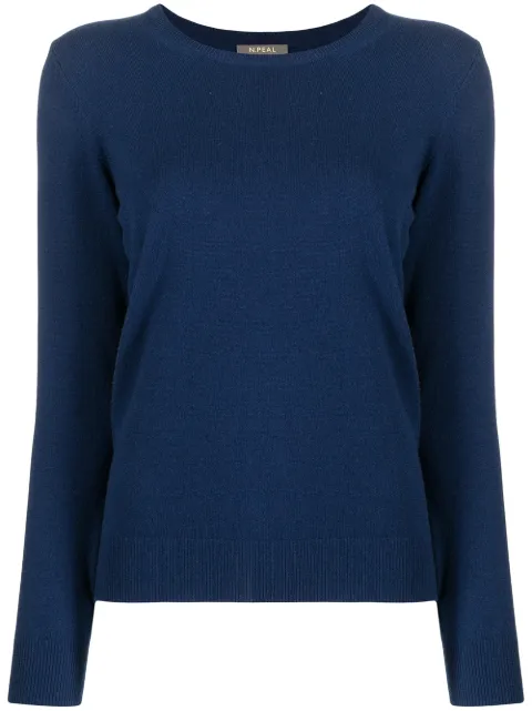 N.Peal fine knit organic cashmere jumper