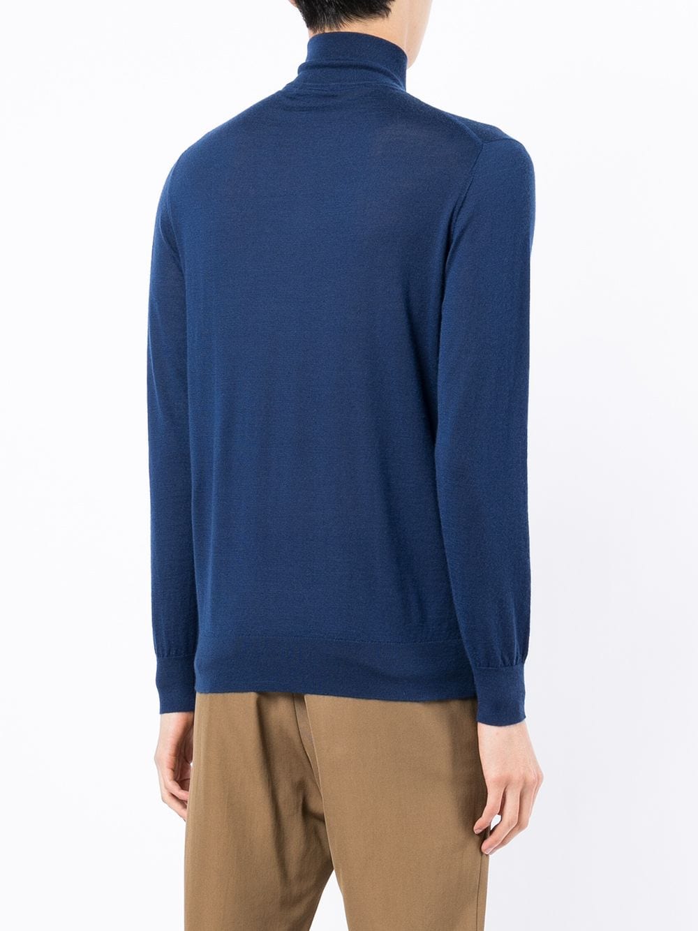 Shop N•peal The Regent Half-zip Sweater In Blue