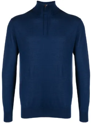 Hackett half 2024 zip sweater