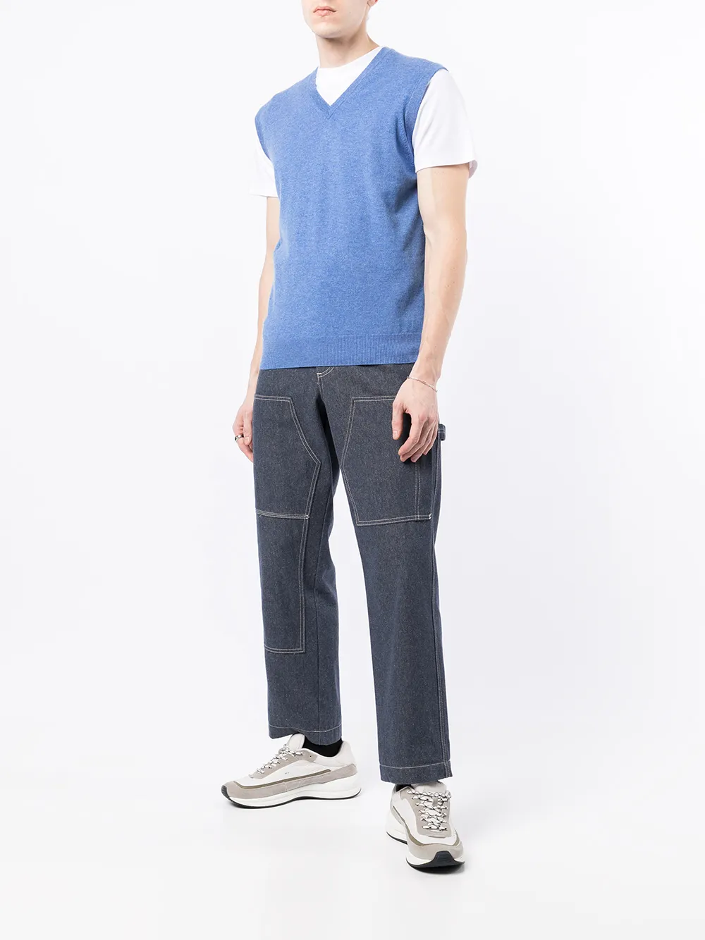 N.Peal Kasjmier pullover - Blauw