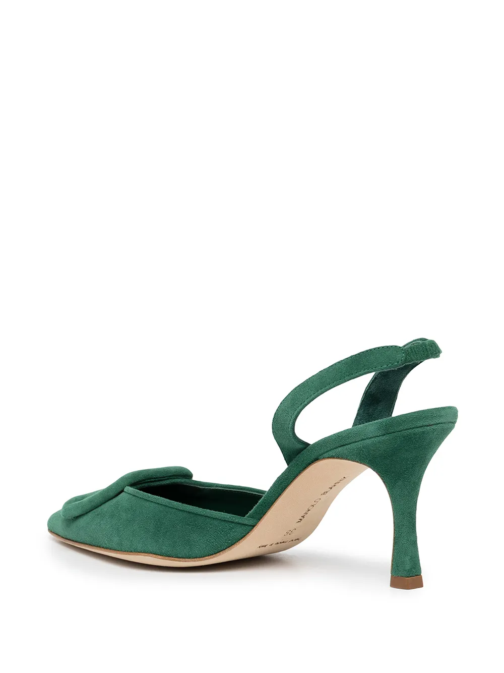 Manolo Blahnik Maysale slingback pumps Groen