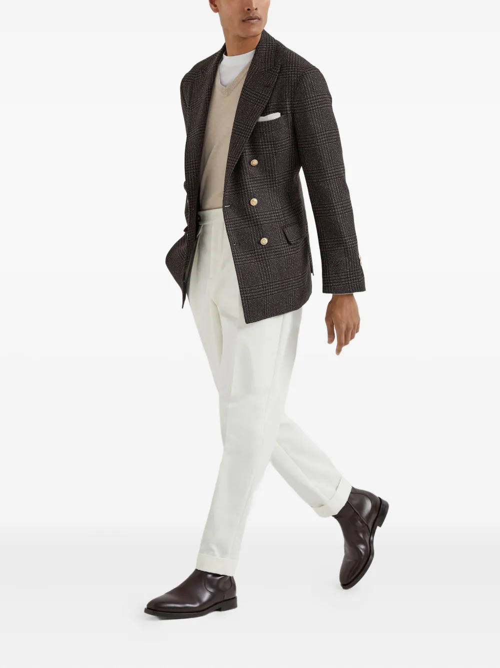 Brunello Cucinelli كنزة كشمير بأكمام طويلة | كنزات | Image 2
