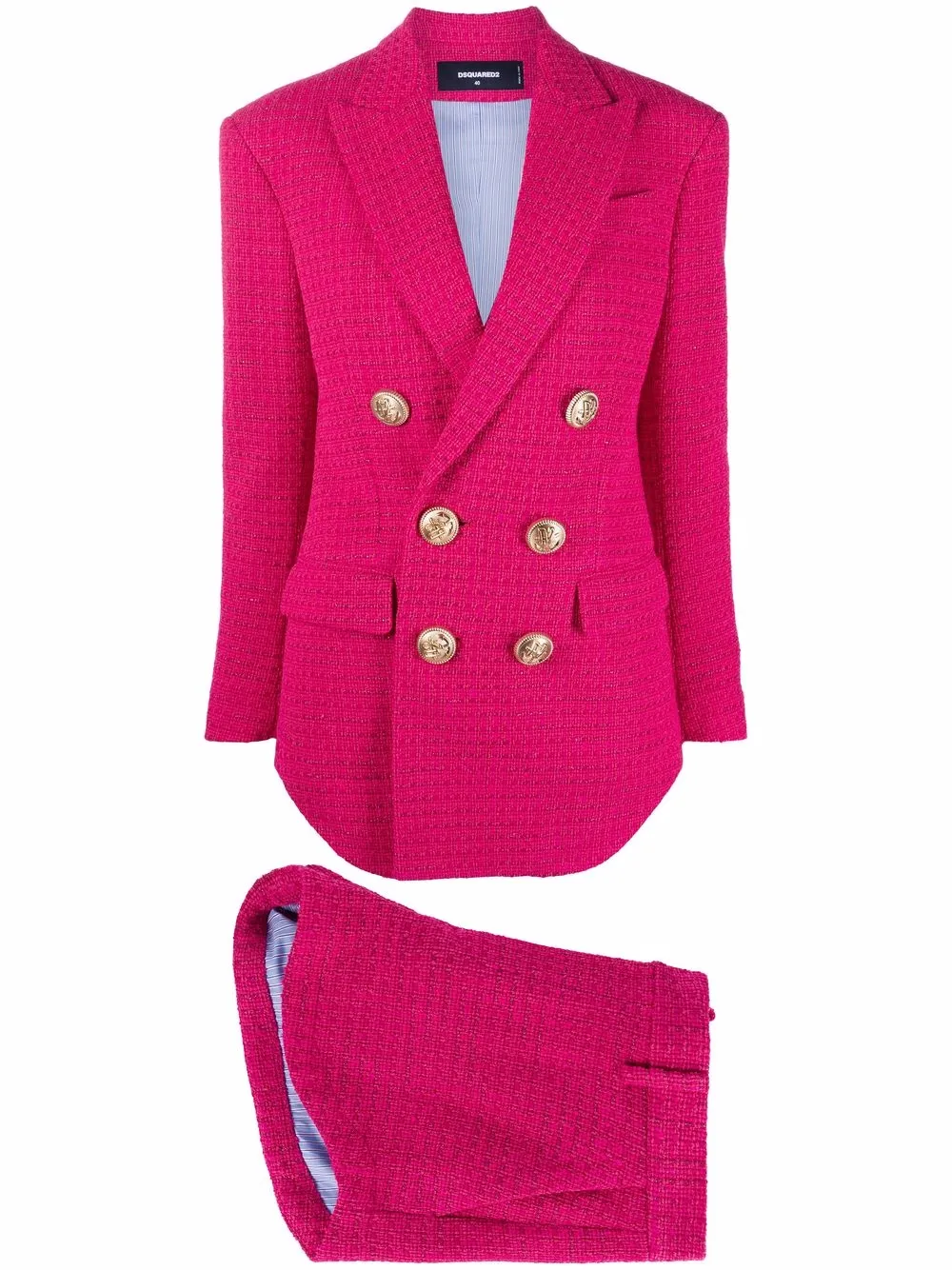 фото Dsquared2 костюм с двубортным пиджаком