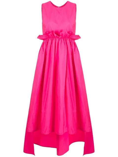 Jupe Longue Valentino Rouge – Taille XL (42) – Motif Fleuri – État Correct