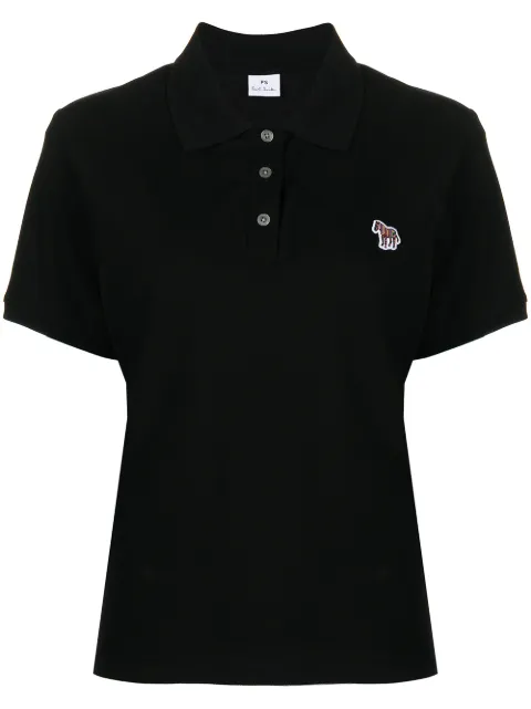 PS Paul Smith Zebra-patch polo top