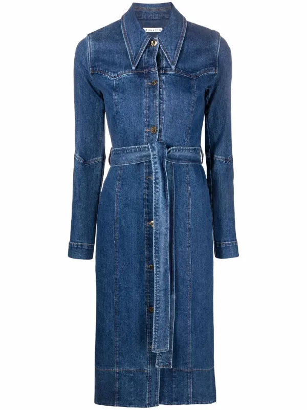 Rejina Pyo Sasha Denim Shirtdress - Farfetch