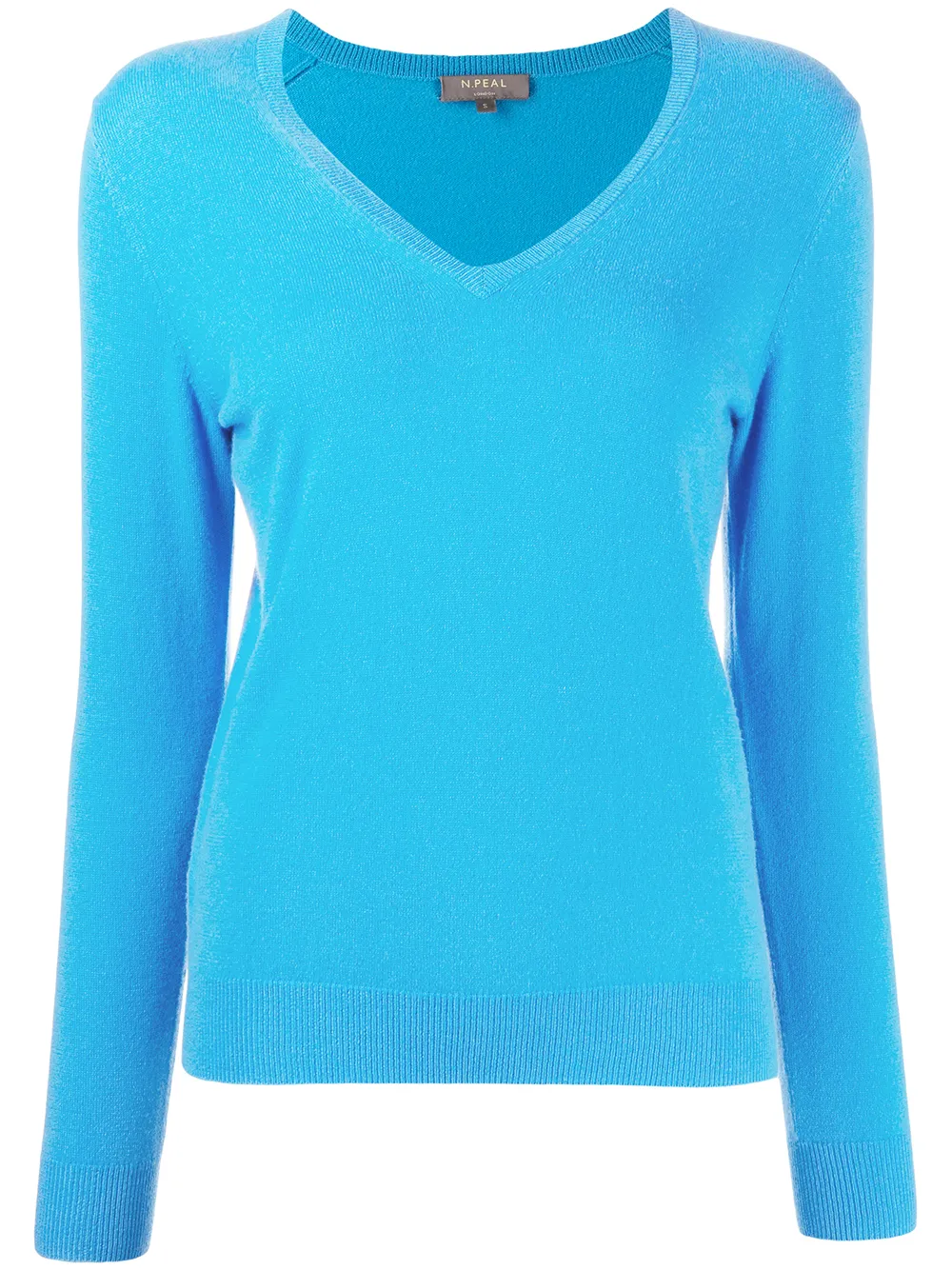 

N.Peal V-neck knit jumper - Blue