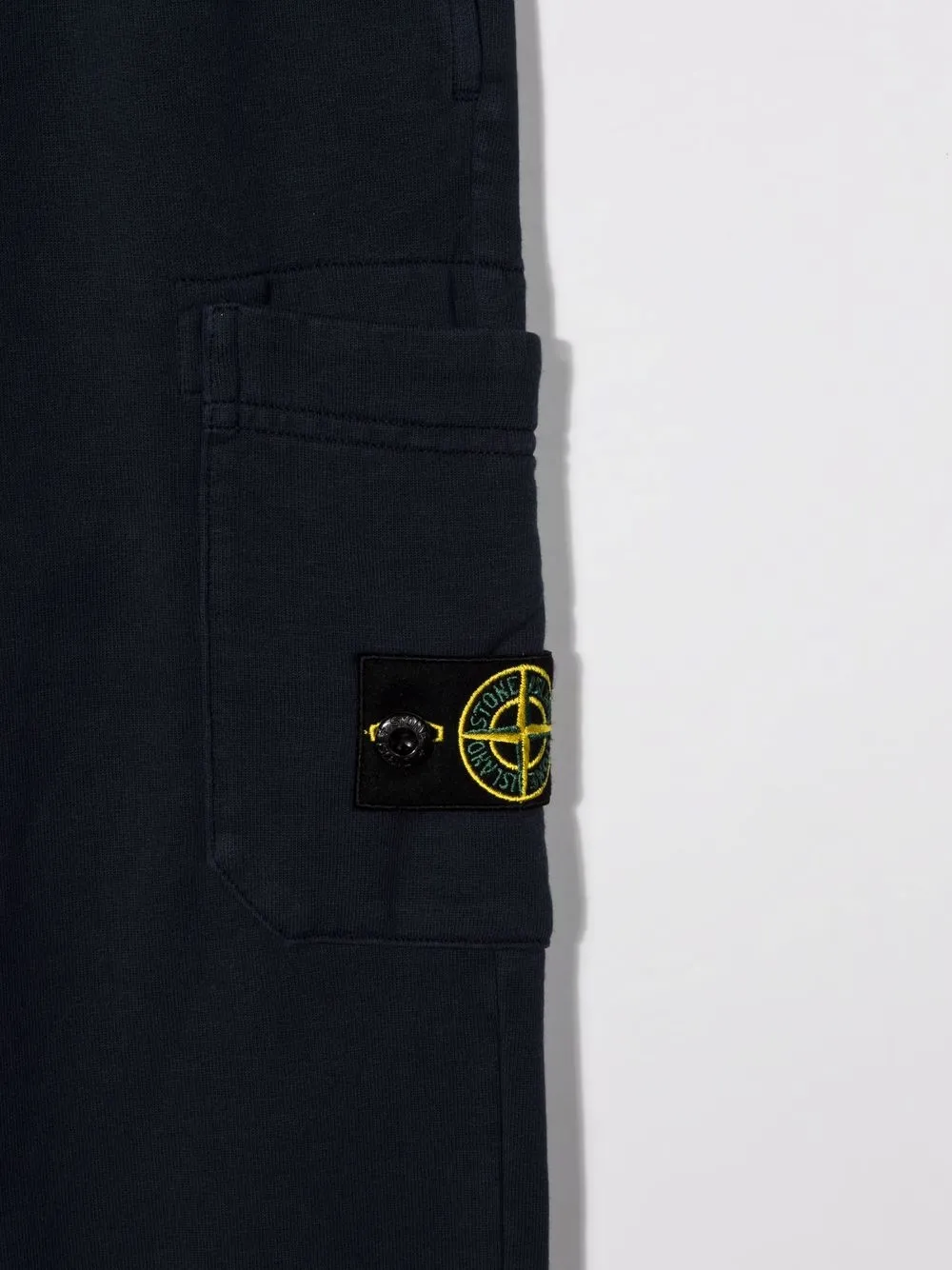 фото Stone island junior спортивные брюки с нашивкой-логотипом