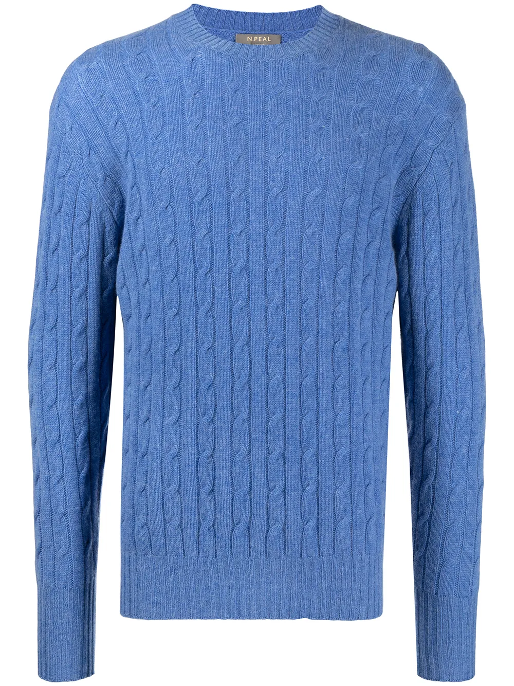 

N.Peal cable-knit jumper - Blue