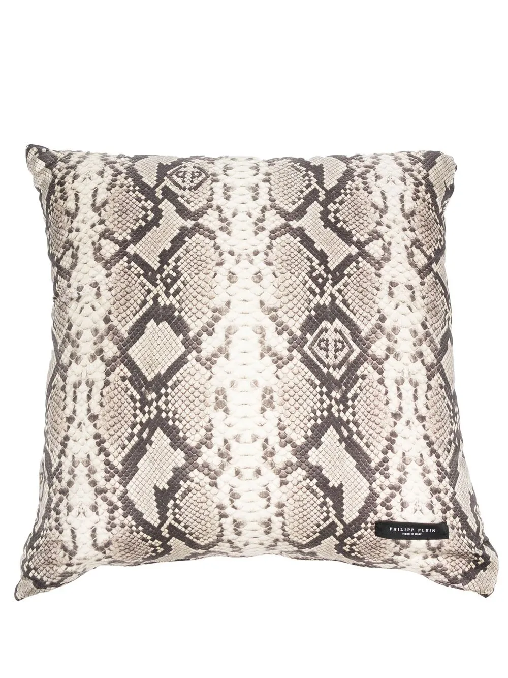 

Philipp Plein almohada con estampado de piel de serpiente - Neutro