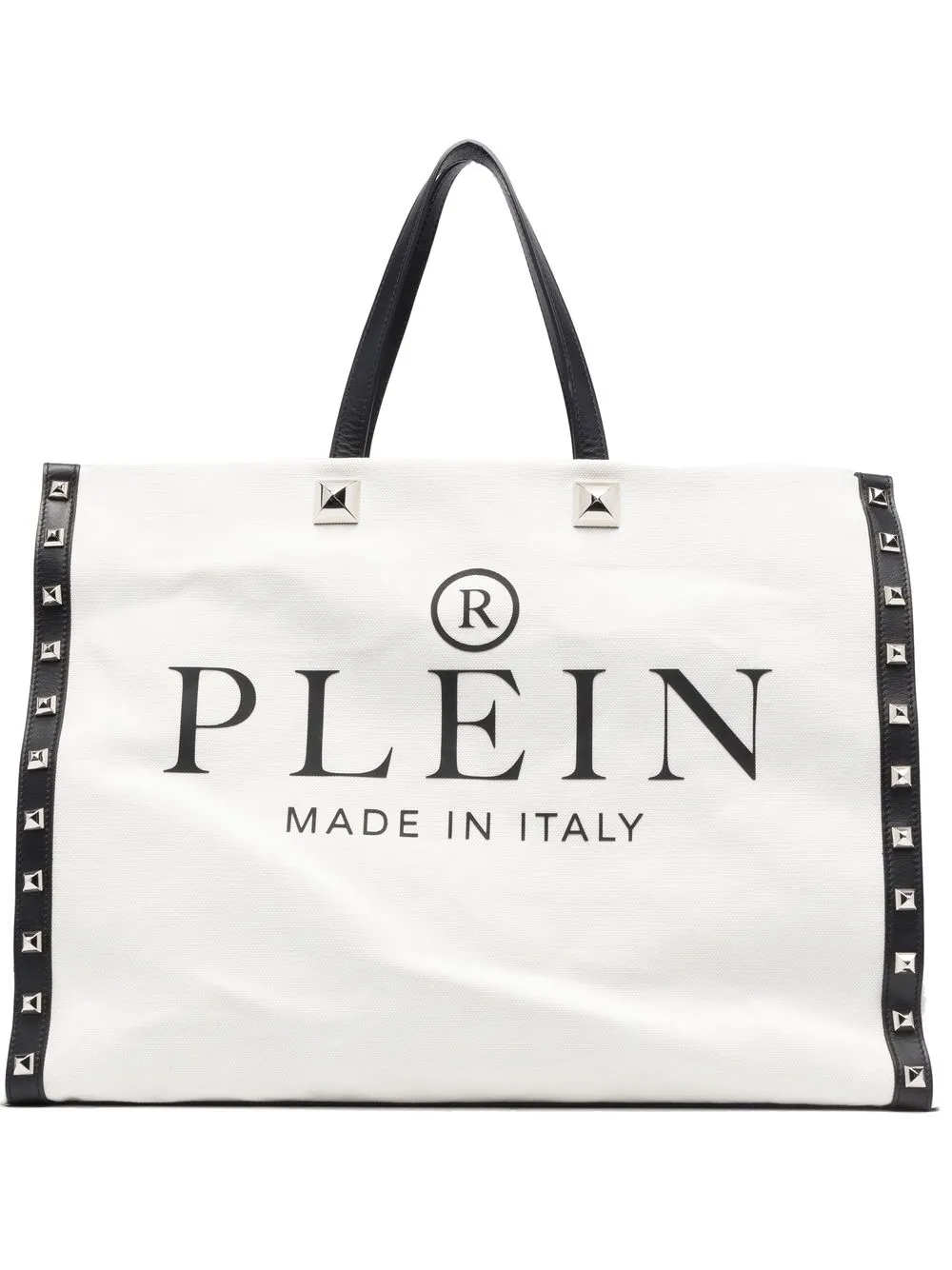 

Philipp Plein tote con logo estampado - Blanco