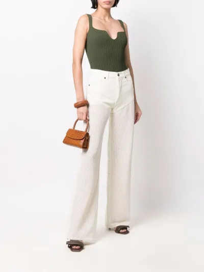 mid-rise wide-leg jeans | Magda Butrym 