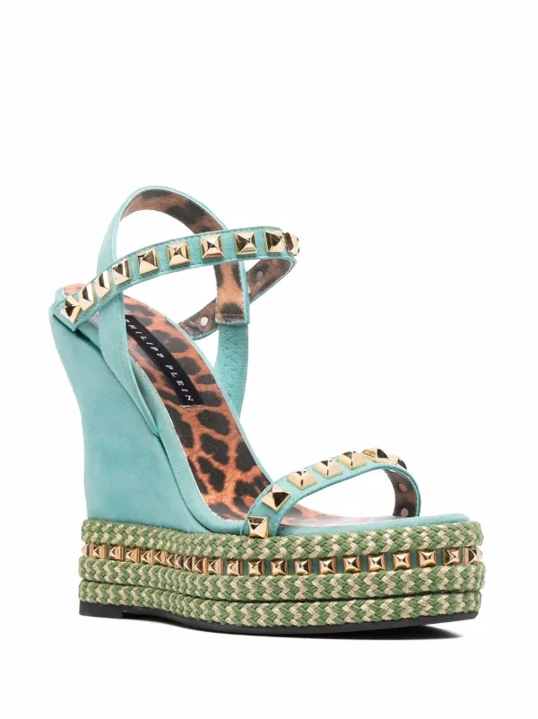 Studded wedge online sandals