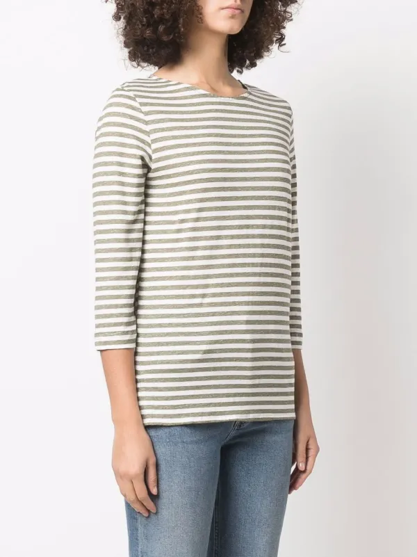 striped linen t shirt