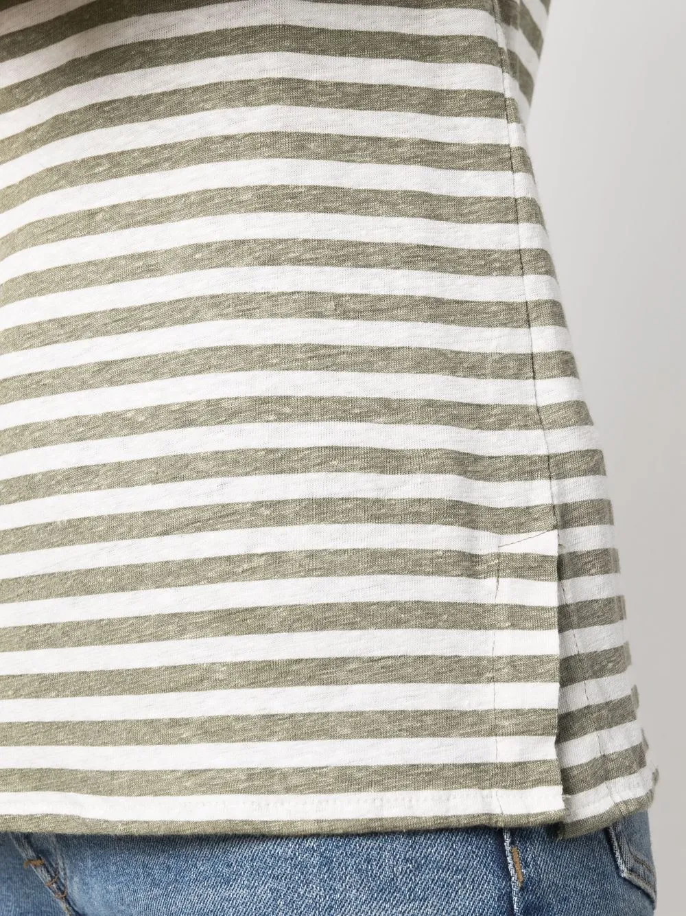 фото Majestic filatures striped linen t-shirt