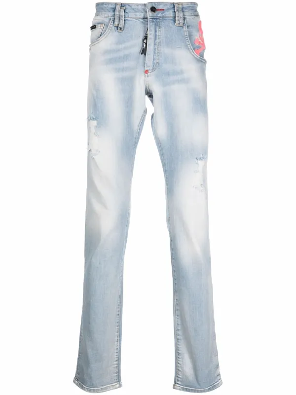 Philipp Plein Super straight-cut Jeans 