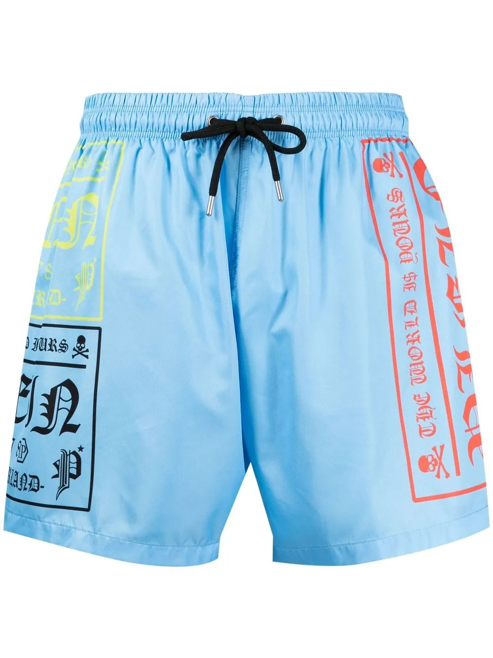 

Philipp Plein Gothic Plein swim shorts - Blue