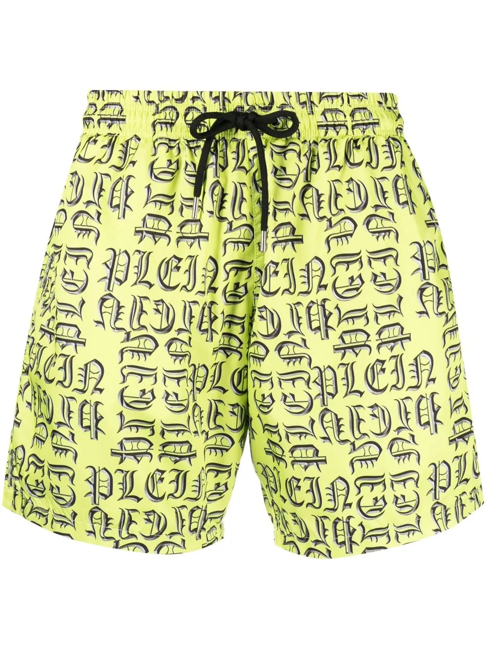 

Philipp Plein shorts de playa Gothic Plein - Amarillo