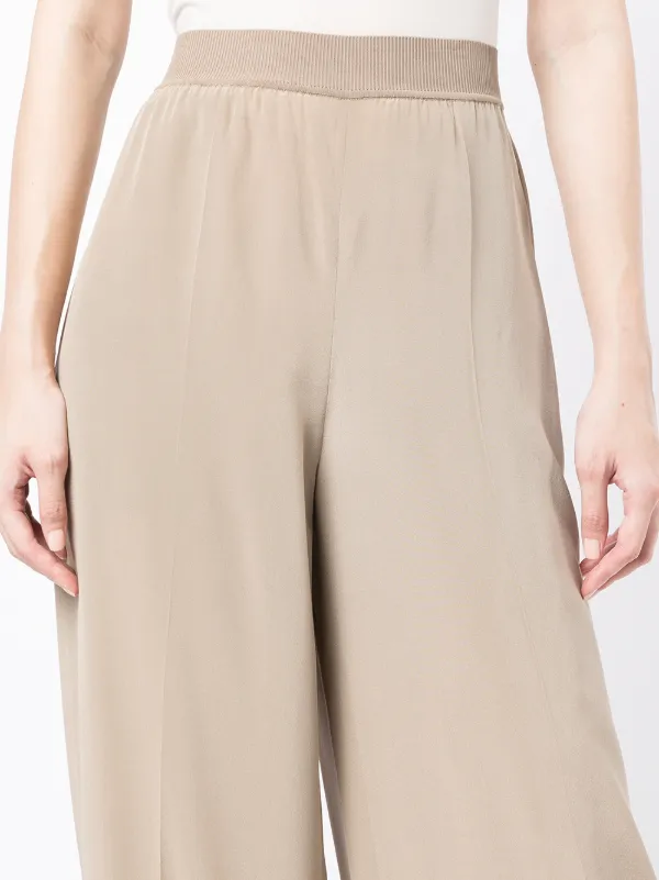 JOSEPH Taffy wide-leg Silk Trousers 