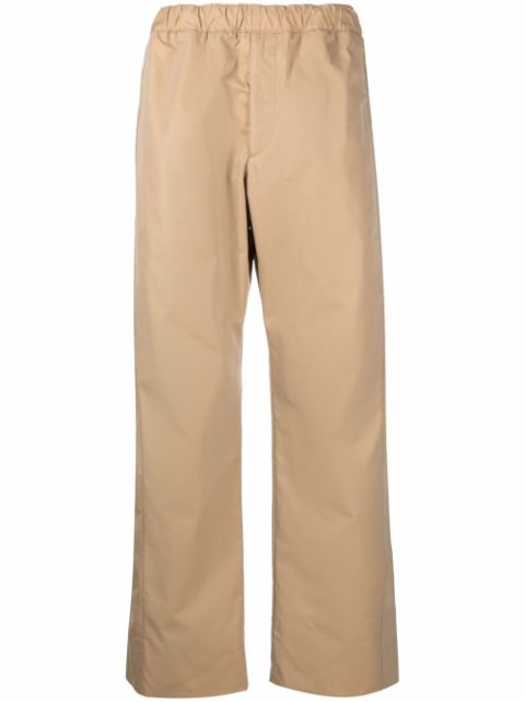 Alexander McQueen elasticated waistband straight trousers