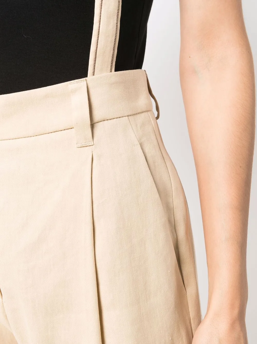 Brunello Cucinelli Straight plooibroek Beige