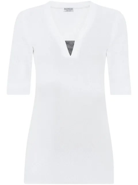 Brunello Cucinelli Monili chain-embellished T-shirt